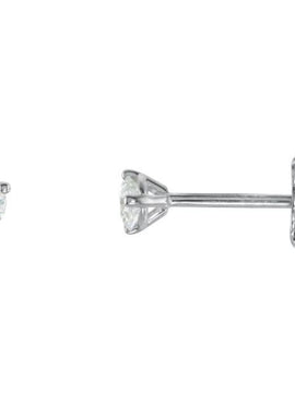 14K White Gold 1/5 CTW Natural Diamond Stud Earrings