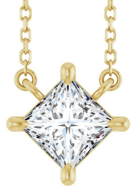 14K Yellow Gold 1/2 CTW Natural Diamond Solitaire 16