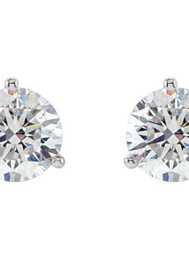 14K White Gold 1/5 CTW Natural Diamond Stud Earrings