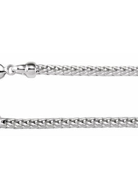 Sterling Silver 2.75 mm Foxtail 18