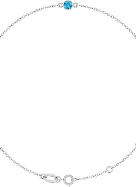 14K Yellow Gold Natural Blue Sapphire Bezel-Set Solitaire 6 1/2-7 1/2