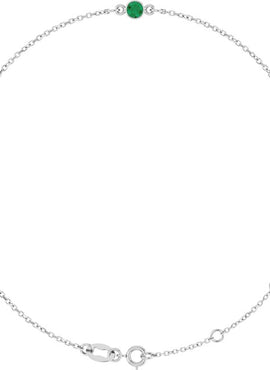 14K Yellow Gold Natural Blue Sapphire Bezel-Set Solitaire 6 1/2-7 1/2