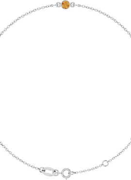14K Yellow Gold Natural Blue Sapphire Bezel-Set Solitaire 6 1/2-7 1/2