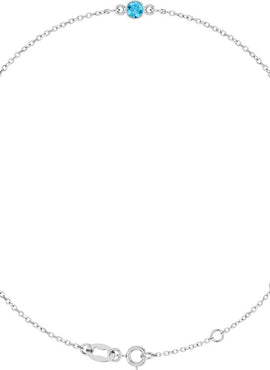 14K Yellow Gold Natural Blue Sapphire Bezel-Set Solitaire 6 1/2-7 1/2