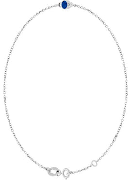 14K Yellow Gold Natural Blue Sapphire Bezel-Set Solitaire 6 1/2-7 1/2