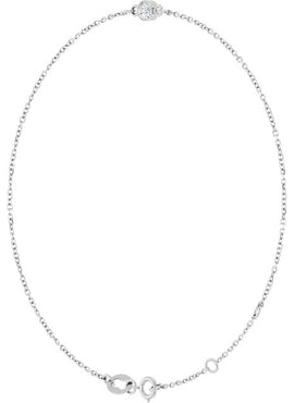 14K Yellow Gold Natural Blue Sapphire Bezel-Set Solitaire 6 1/2-7 1/2