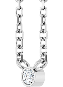 14K Yellow Gold .06 CT Natural Diamond Solitaire 16-18