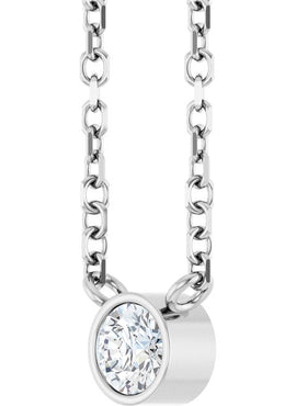 14K Yellow Gold .06 CT Natural Diamond Solitaire 16-18