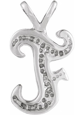 14K Yellow Gold Script Initial O Pendant