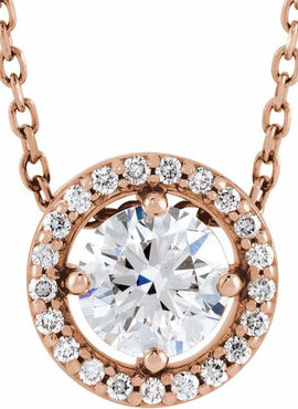 14K White Gold 1/5 CTW Natural Diamond Halo-Style 16