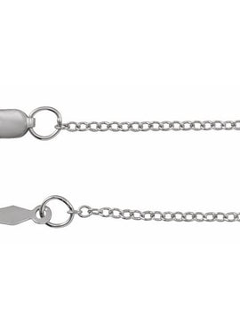 14K Yellow Gold Recycled Metal 1.3 mm Cable Chain by the Inch