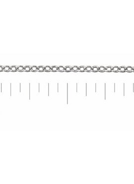 14K Yellow Gold Recycled Metal 1.3 mm Cable Chain by the Inch