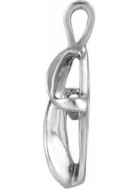 18K Yellow Gold Freeform Pendant