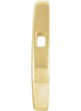 14K Yellow Gold Pendant Enhancer