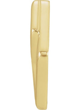 14K Yellow Gold Geometric Pendant