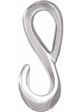 14K Yellow Gold Freeform Slide Pendant