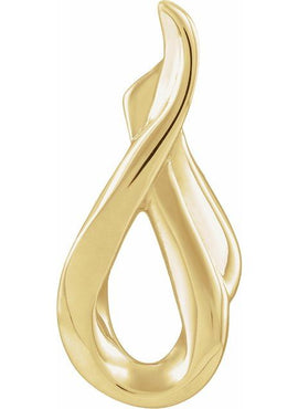 10K Yellow Gold Freeform Pendant