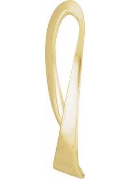 18K Yellow Gold Freefrom Slide Pendant