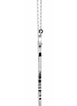 14K White Gold Infinity-Inspired 