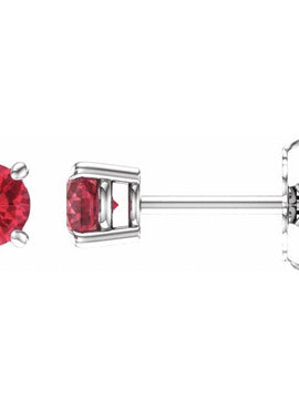 14K White Gold 1/5 CTW Natural White Diamond Earrings