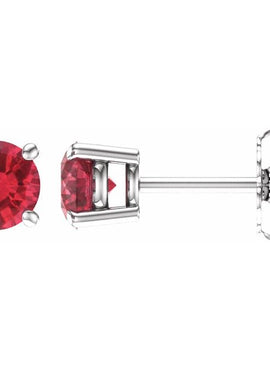 14K White Gold 1/5 CTW Natural White Diamond Earrings