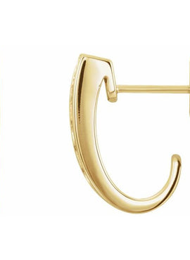 14K Yellow Gold 3/8 CTW Natural Diamond Earrings