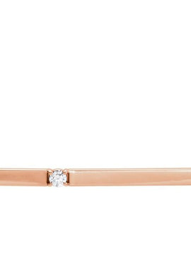 14K White Gold 1/10 CTW Natural Diamond Bar 17.5