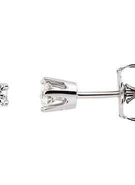 14K Yellow Gold 1/3 CTW Natural Diamond Stud Earrings