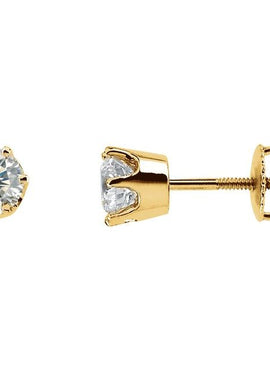 14K White Gold 1/5 CTW Natural Diamond Stud Earrings