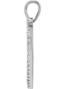 14K Rose Gold 1/5 CTW Natural Diamond Heart Pendant