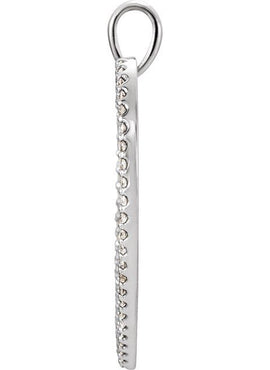 14K Rose Gold 1/5 CTW Natural Diamond Heart Pendant