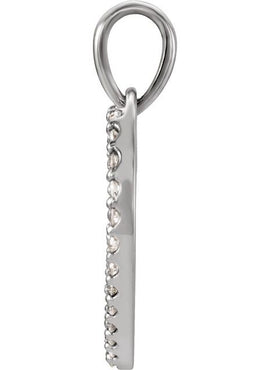 14K Rose Gold 1/5 CTW Natural Diamond Heart Pendant