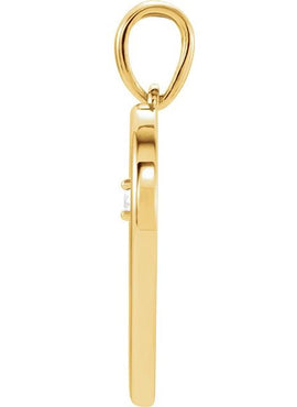 Platinum .04 CTW Natural Diamond Heart Pendant