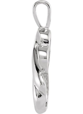 14K Yellow Gold Freeform Pendant