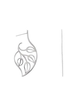 14K Yellow Gold Freeform Earrings