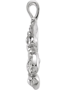 14K Yellow Gold Nugget Pendant