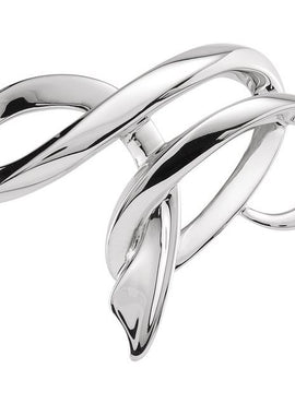 14K White Gold Freeform Slide Pendant