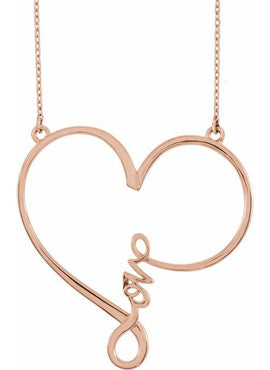 14K White Gold Infinity-Inspired 