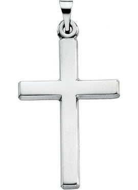 Platinum Cross Pendant