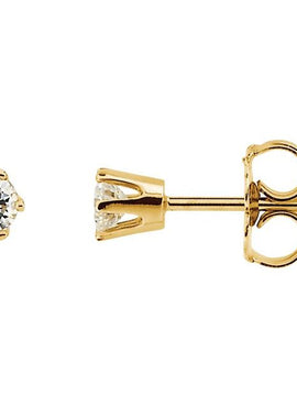 14K White Gold 1/2 CTW Natural Diamond Stud Earrings