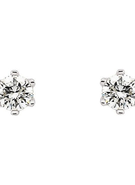 14K White Gold 1/2 CTW Natural Diamond Stud Earrings