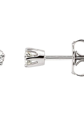 14K White Gold 1/2 CTW Natural Diamond Stud Earrings