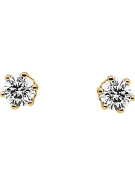 14K Yellow Gold 1/3 CTW Natural Diamond Stud Earrings