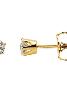 14K White Gold 1/2 CTW Natural Diamond Stud Earrings