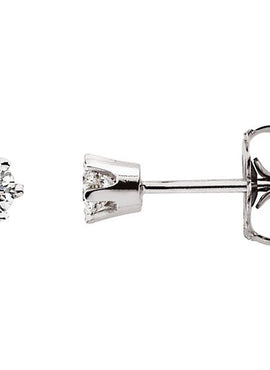 14K Yellow Gold 1/3 CTW Natural Diamond Stud Earrings