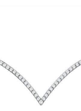 14K Yellow Gold 1/6 CTW Natural Diamond V 18