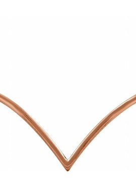 14K Yellow Gold V 16-18
