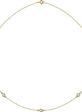 14K White Gold 1/4 CTW Natural Diamond 7-Station 24