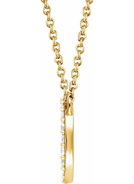 14K Yellow Gold 1/3 CTW Natural Diamond Cluster 16-18