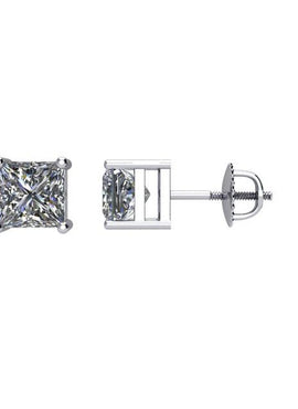 14K White Gold 1/5 CTW Natural Diamond Stud Earrings